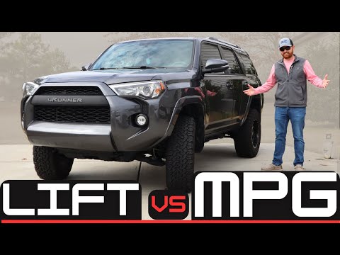 How Much Does A Lift Kit Change Gas Mileage Lifted Toyota 4Runner