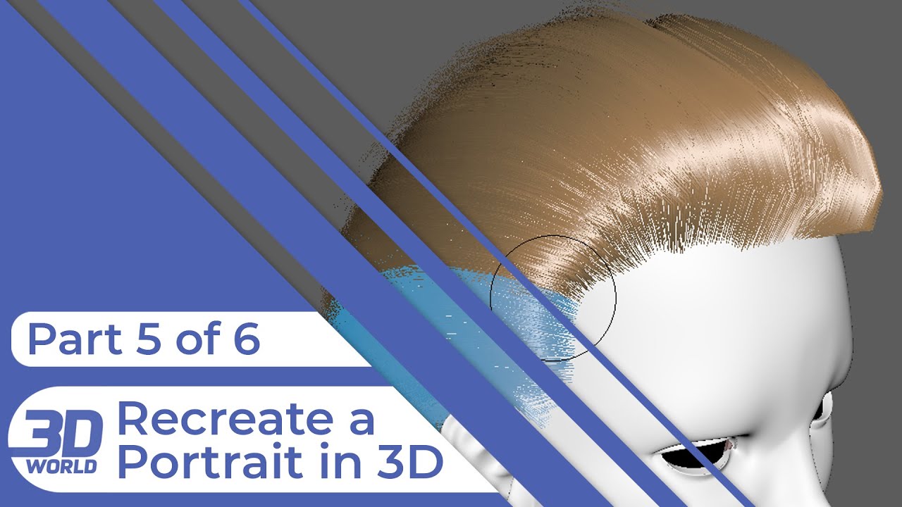 Recreate a Portrait in 3D | Part 5 | xGen Hair