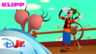 Langbein har blitt styrmann | Mikke Mus Lekestue | Disney Junior Norge