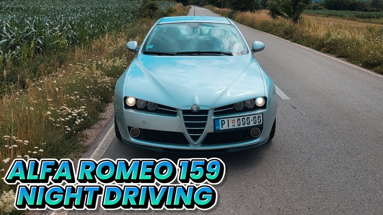Alfa Romeo 159  POV night drive 