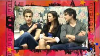 Vampire Diaries - Behind the scenes on This Morning