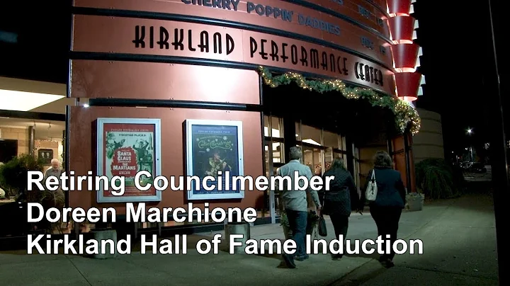 Retiring Councilmember Doreen Marchione Kirkland H...