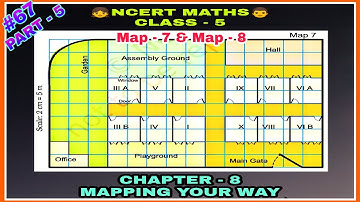 Map 7 and Map 8 | Chapter - 8, Mapping Your Way | Part - 5 | Ncert Maths | Class - 5 |