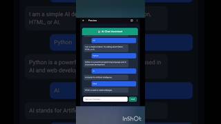 AI Chat Application using  HTML, CSS, and JavaScript.#htmltags #html #javascript #css #ai #aijobs