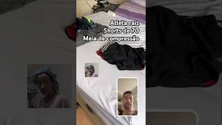 Atleta raiz, shorts e meia compressão kkkk #running #adidas #runner #casal #family #corrida #mulher