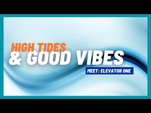 High Tides & Good Vibes 🌊: Meet Elevator One!