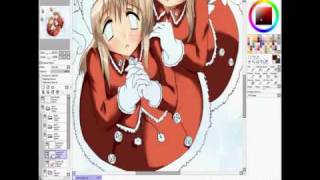 Anime Drawing Snow Sisters