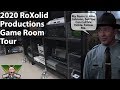 Roxolid game room  studio tour 2020  a look behind the curtain  tips for other youtubers