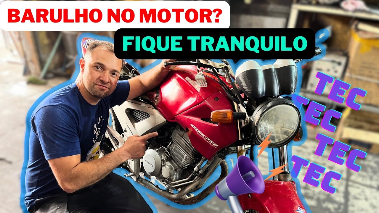 CBX TWISTER COM BARULHO NO MOTOR - RESOLVIDO