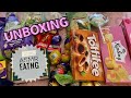 ASMR - Посылка из Англии UNBOXING ASMR Eating Candy Chocolat АСМР Итинг Конфеты