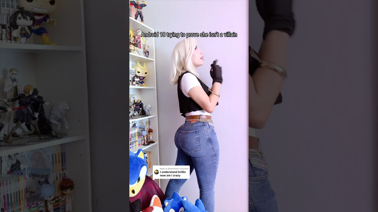 Android 18 did WHAT?! 😳 #cosplay #cosplayer #dragonball #animegirl