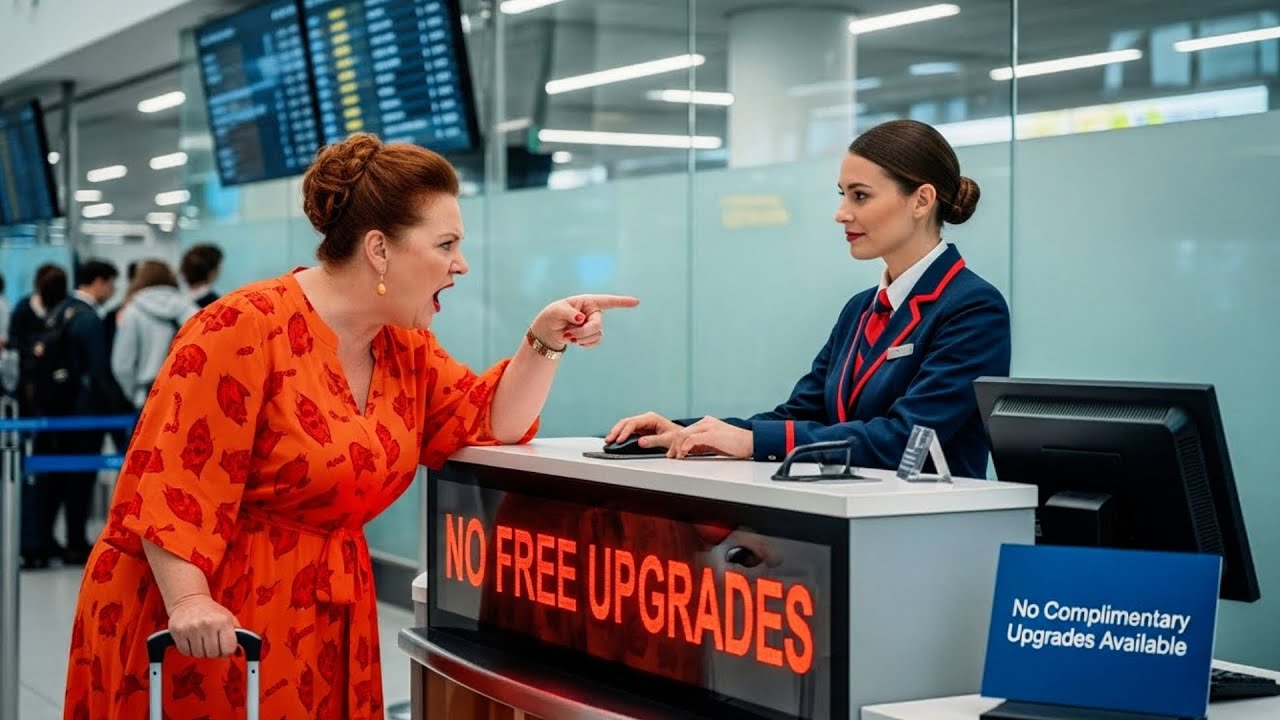 Karen Demanded a Free Upgrade at the Desk — The Answer Was Loud and Clear.