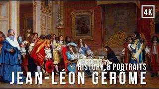 4K Classical Art Gallery | Jean-Léon Gérôme: European History & Portraits | Silent Edition