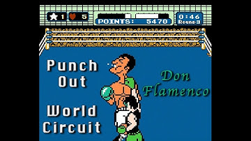 NES CLASSIC - PUNCH OUT - World Circuit - Don Flamenco