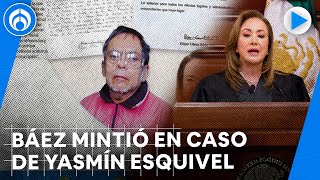 Édgar Ulises Báez sí mintió en caso de tesis de Yasmín Esquivel