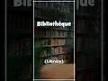 French Dictionary Bibliothèque Library French Dictionary Bibliothèque Library