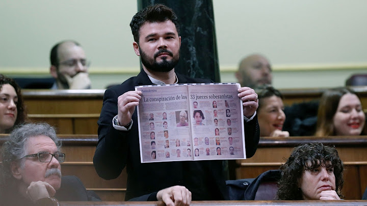 Rajoy a Rufián: “En política no hay absurdo imposible”