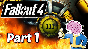 Fallout 4 PS4 Main Storyline Playthrough Part 1 - Leaving the Vault
