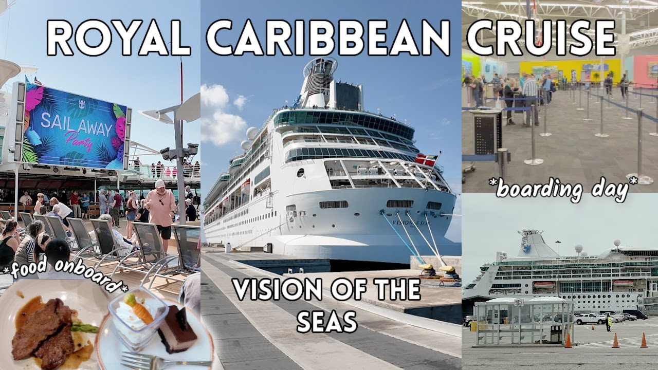 BOARDING A ROYAL CARIBBEAN CRUISE - Vision of the Seas to the Bahamas | YASANDYEL