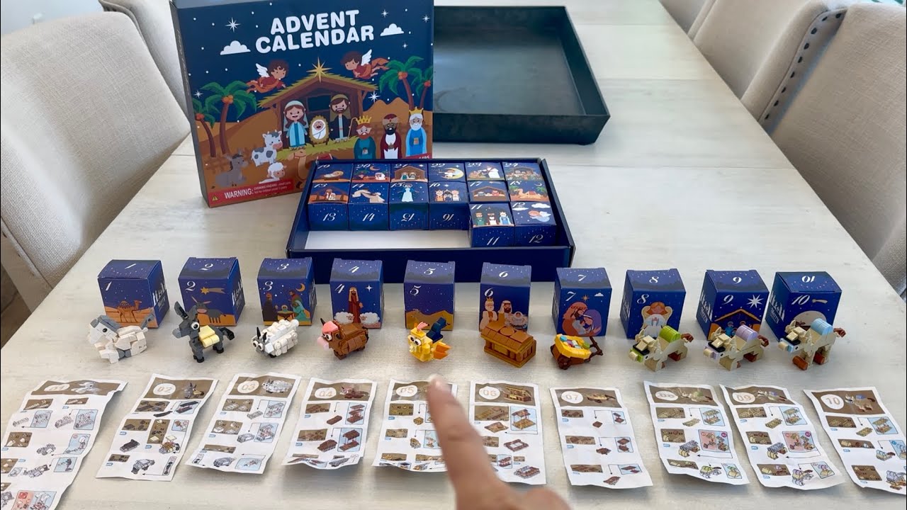 Best Nativity Advent Calendar 2025 | 24 Days Christian Building Block ...