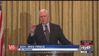 Gov. Mike Pence not backing down on Indiana income tax cut