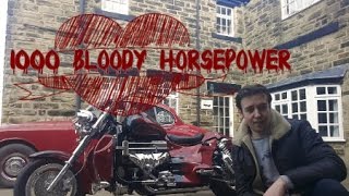 V8 Boss Hoss with NOS - 1000hp Motorcycle?
