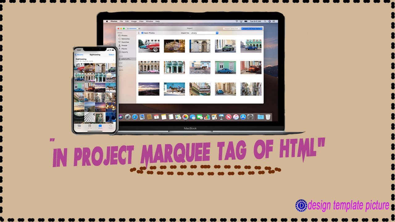 In project marquee tag of html - YouTube