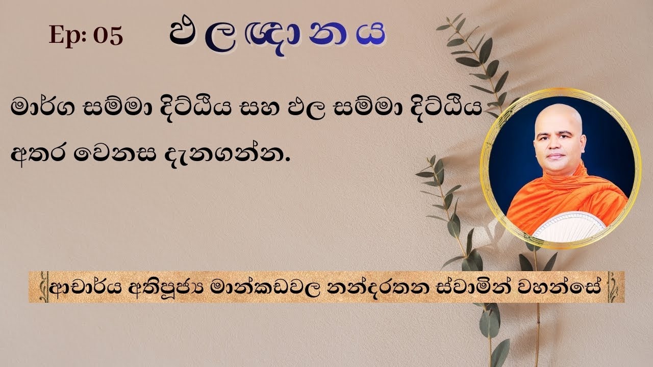 මාර්ග ඥාන vs ඵල ඥාන | Path vs Fruition Knowledge (Abhidhamma)