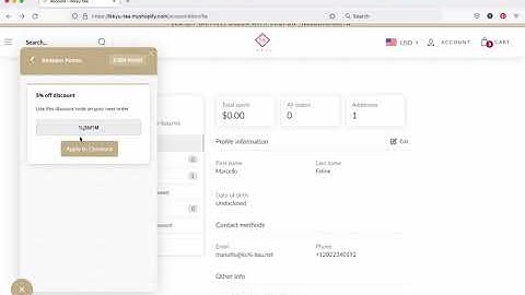 Tutorial video about our loyalty points system