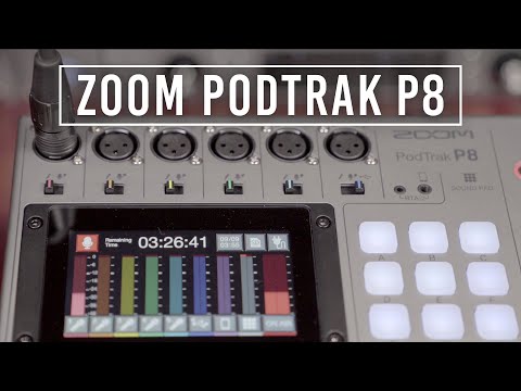 Zoom Announces P8 PodTrak Recorder for Professional Podcasters; More Info at B&amp;H