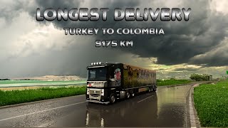 Longest Delivery | Turkey to Colombia | Euro Truck Simulator 2 | Logitech G29 screenshot 3