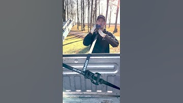 No Way! How to secure the end of a ratchet strap. #tipsandtricks #ratchetstrap