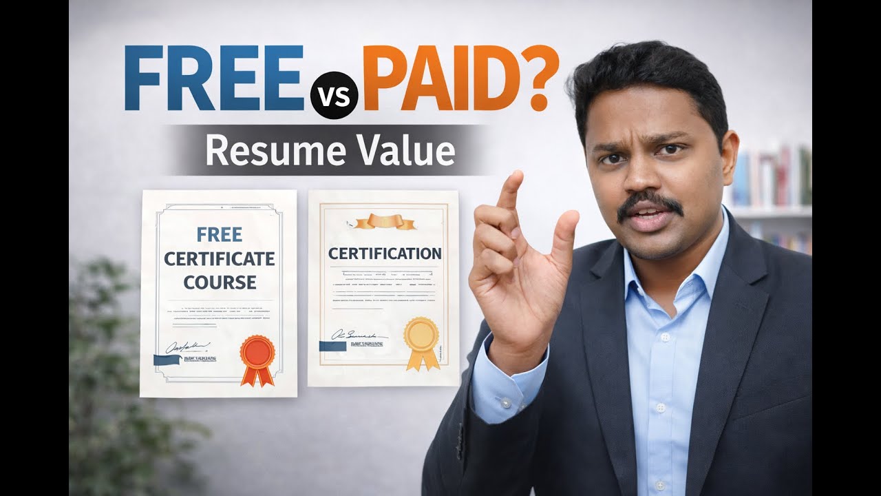 Free Certificate Courses vs Certifications 🚨 | What REALLY Adds Value to Your Resume?