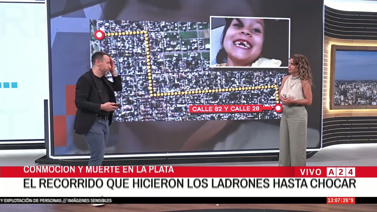 Tragedia de Kim Gómez: el recorrido que hicieron los delincuentes con la nena colgando del auto
