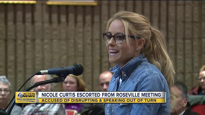 HGTV star Nicole Curtis escorted from Roseville me...