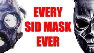 EVERY SLIPKNOT SID WILSON MASK EVER! THE DEFINITIVE SLIPKNOT MASK HISTORY