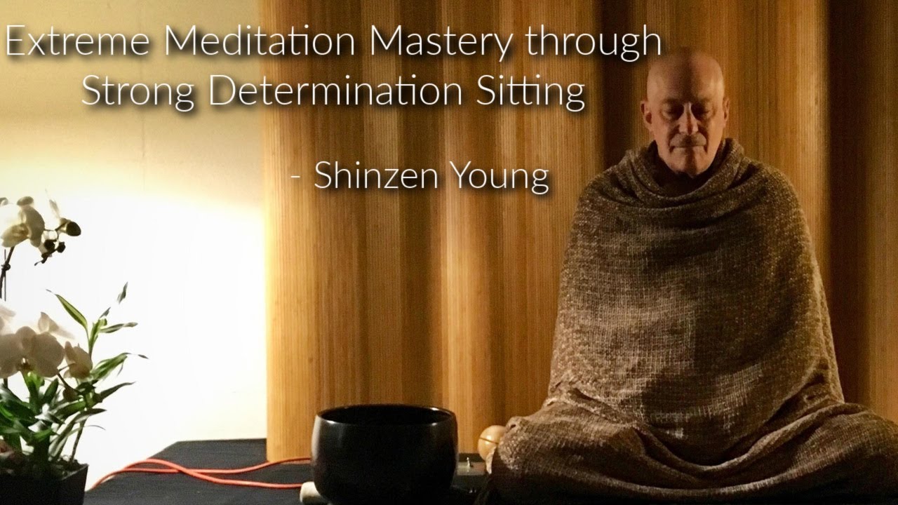 Extreme Meditation Mastery through Strong Determination Sitting - Shinzen Young