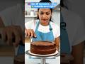 Perfect Chocolate Cake Recipe 🍫 | Easy Cake Decoration at Home #shorts #trending