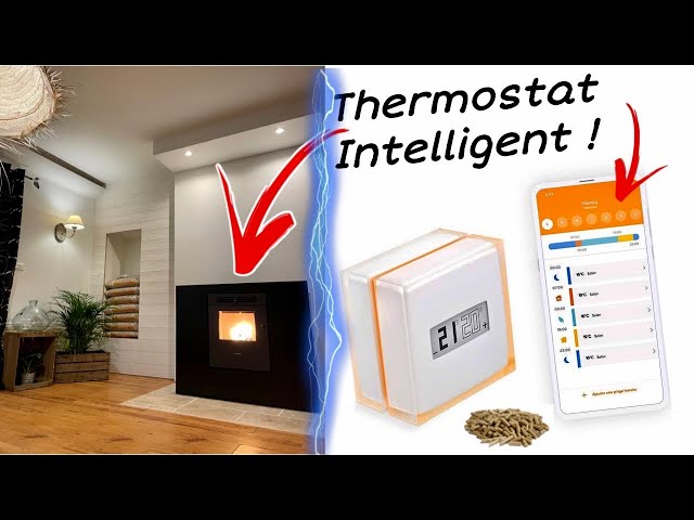Comment installer un thermostat intelligent Netatmo sur un poêle à granulés  - Brico seb - YouTube