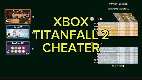 Found a Titanfall 2 Cheater/Hacker (Xbox)