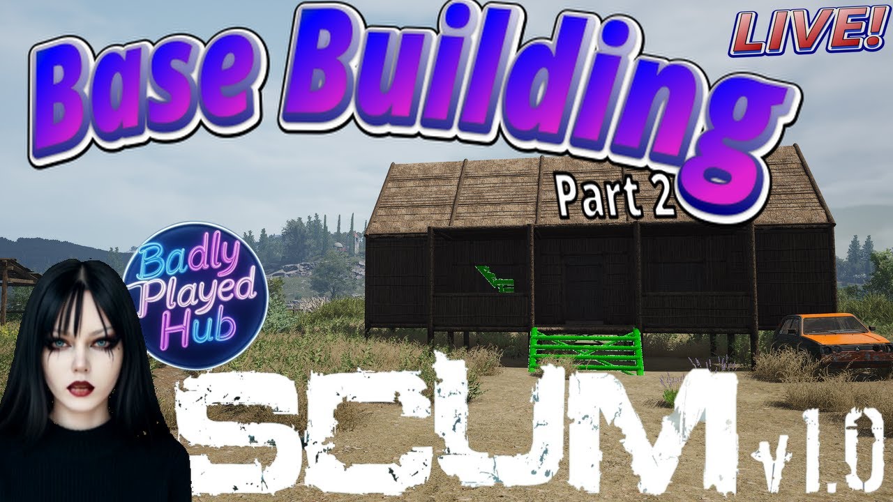 SCUM 1.0 Building System, Part 2 - Hardcore Apocalyptic Prison Survival Game, on Dedicated Server