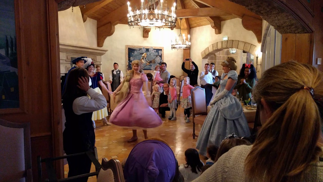 Princesses dancing Disneyland Paris May 2016 YouTube