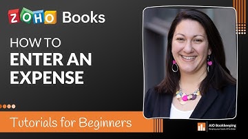 How to Enter an Expense in Zoho Books