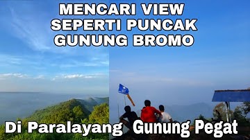 Mulai ramai kembali..!! Naik ke puncak paralayang gunung pegat blitar saat pagi hari