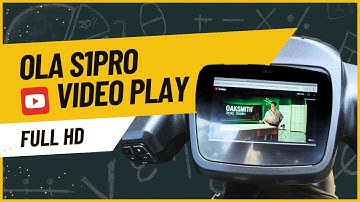 How to play  YouTube video in ola S1 Pro &   OLA S1 Air