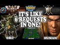Grubby | Warcraft 3 TFT | 1.30 | ORC v HU on Terenas Stand - It's like 6 requests in one!