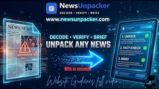 Stop Reading Long News! How to Unpack Any Article with AI | NewsUnpacker.com Tutorial