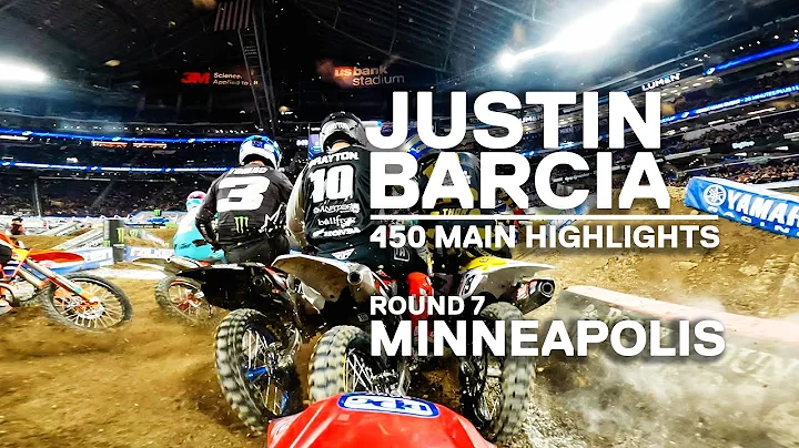GoPro: Justin Barcia - 2022 Monster Energy Supercross - Minneapolis - 450 Main Highlights