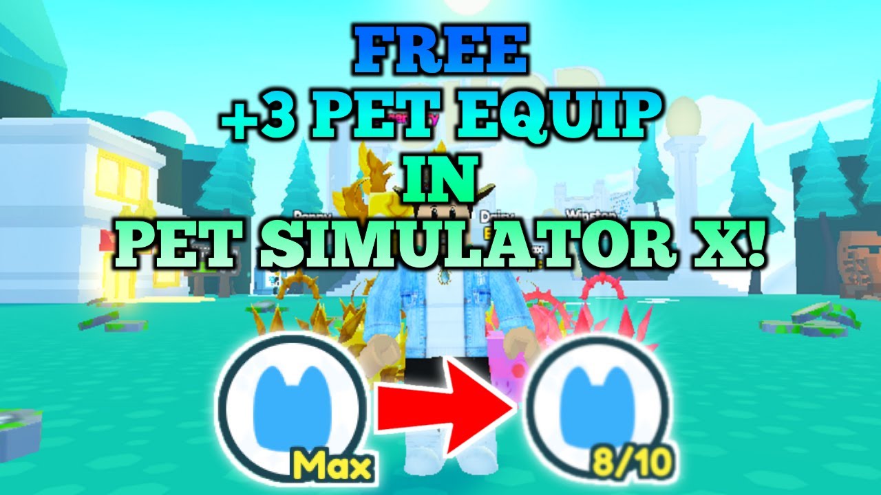 How to get FREE PET SLOT In PET SIMULATOR X! Roblox Pet Simulator X