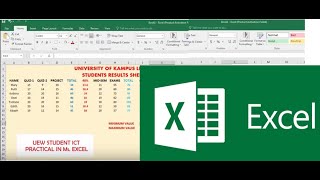 Easy Steps for STUDENTS ICT PRACTICAL WORK in Ms Excel Ep 3
